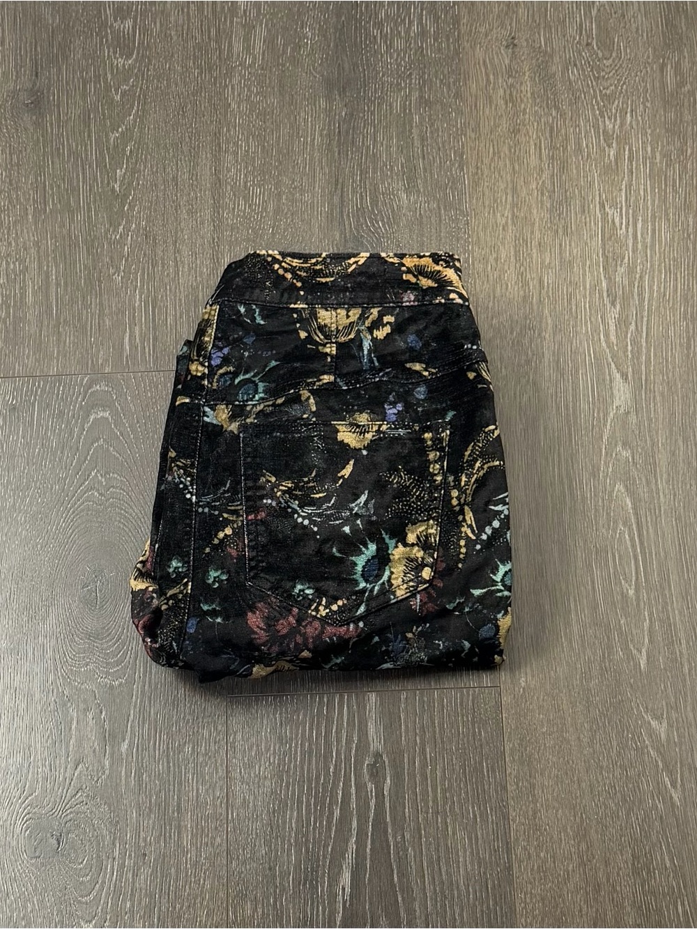 Free People Lennon Retro Skinny Velvet Pant Sz 4